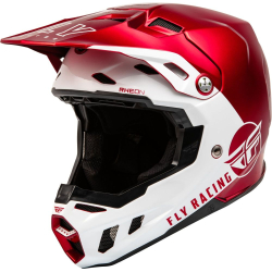 CASQUE FLY CARBONE FORMULA CC CENTRUM ROUGE METALLIC/BLANC Casque moto cross