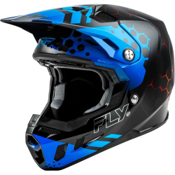 CASQUE CROSS CARBONE FLY FORMULA CC TEKTONIC NOIR/BLEU/ROUGE