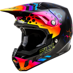 CASQUE CROSS CARBONE FLY FORMULA CC TEKTONIC NOIR/SUNSET