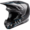 CASQUE FLY FORMULA CARBONE AXON NOIR/GRIS/BLEU Casque moto cross