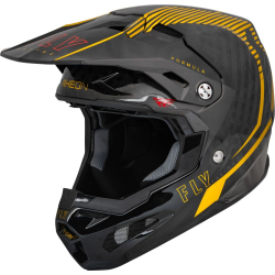 CASQUE FLY FORMULA CARBONE TRACER GOLD/NOIR Casque moto cross