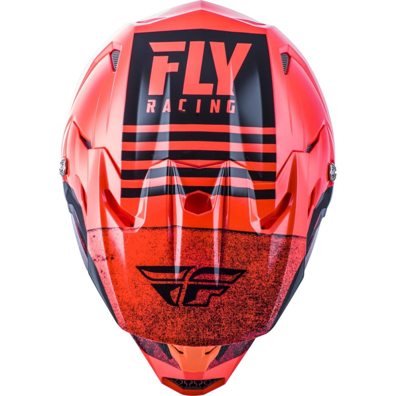 CASQUE FLY TOXIN MIPS EMBARGO 2020 NEON ROUGE/NOIR Casque moto cross