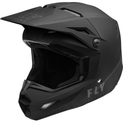 CASQUE CROSS FLY KINETIC SOLID NOIR MAT