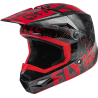 CASQUE FLY KINETIC SCAN NOIR/ROUGE Casque cross enfant