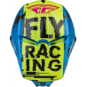 CASQUE FLY KINETIC SCAN BLEU/JAUNE FLUO/ROSE Casque cross enfant