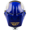 CASQUE FLY KINETIC VISION BLANC/BLEU Casque moto cross