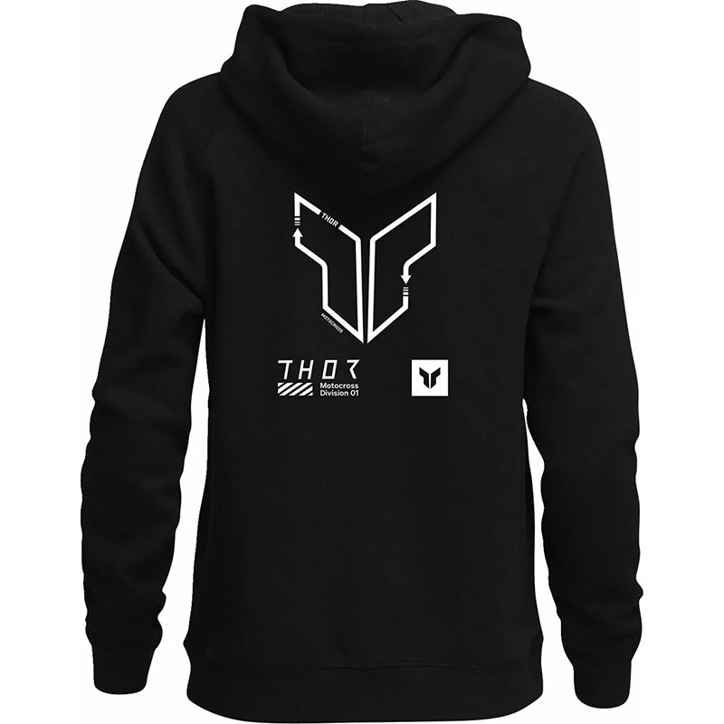 Sweat À Capuche Motocross Femme Thor Trax