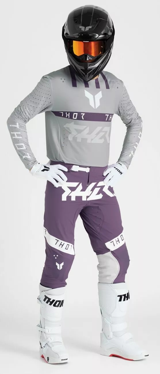 Maillot De Motocross THOR Phase 3.0 – Taille XXL Adulte – Rouge, Manches Rembourrées – Occasion Bon état