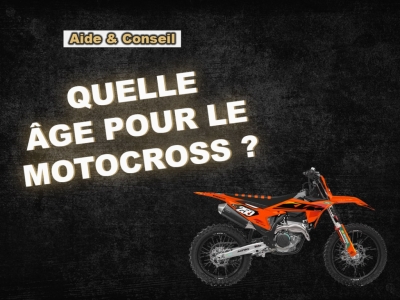 À quel âge peut-on faire du motocross ?